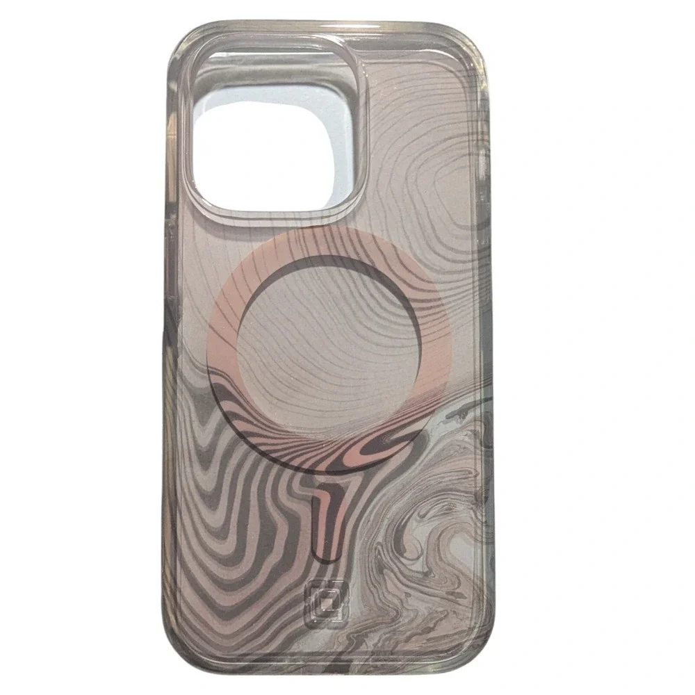 Nn4-O Incipio - Forme Protective MagSafe Case for iPhone 14 Pro Topographic Pink